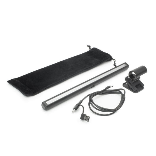 Act connectivity dimbare clip-on laptop led-lichtbalk led-bar (zwart, usb-voeding, 3000k-6500k)