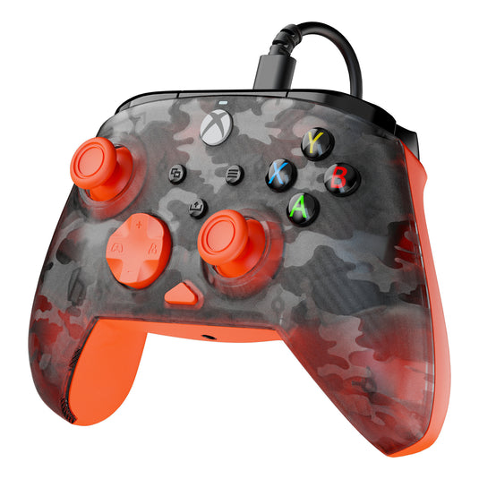 Turtle beach rematch core bedrade controller (zwart oranje, xbox serie x|s, xbox one, pc)