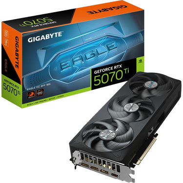 Gigabyte geforce rtx 5070 ti eagle oc 16g grafische kaart (3x displayport, 1x hdmi 2.1, dlss 4)