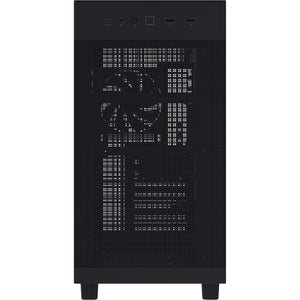 Asus prime ap303 - mesh panel midi tower behuizing (zwart | 2x usb-a | 1x usb-c)