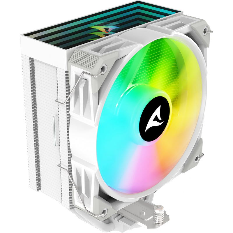 Load image into Gallery viewer, Sharkoon a50 rgb cpu-koeler (wit, 4-pins pwm fan-connector)
