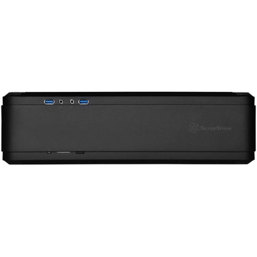 Silverstone sst-ftz01b-e desktop behuizing (zwart | 2x usb-a)