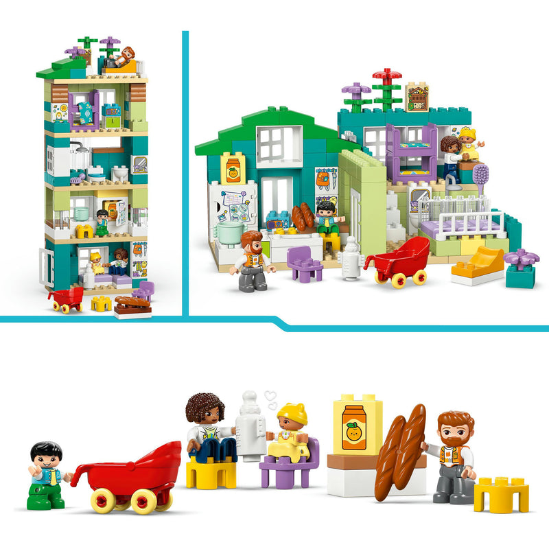 Load image into Gallery viewer, Lego duplo 10470 3-in-1 modern woonhuis met figuren
