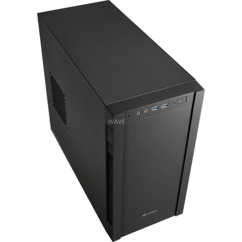 Load image into Gallery viewer, Sharkoon s1000 midi tower behuizing (zwart | 2x usb-a)
