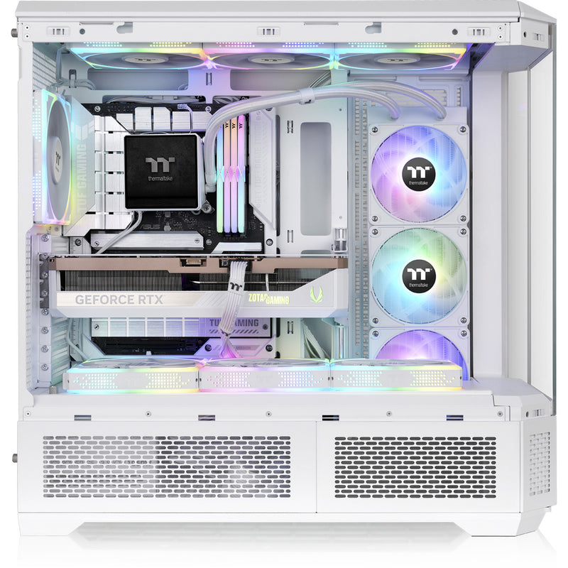 Load image into Gallery viewer, Thermaltake view 600 tg snow big tower behuizing (wit | 2x usb-a | 1x usb-c | tempered glass)
