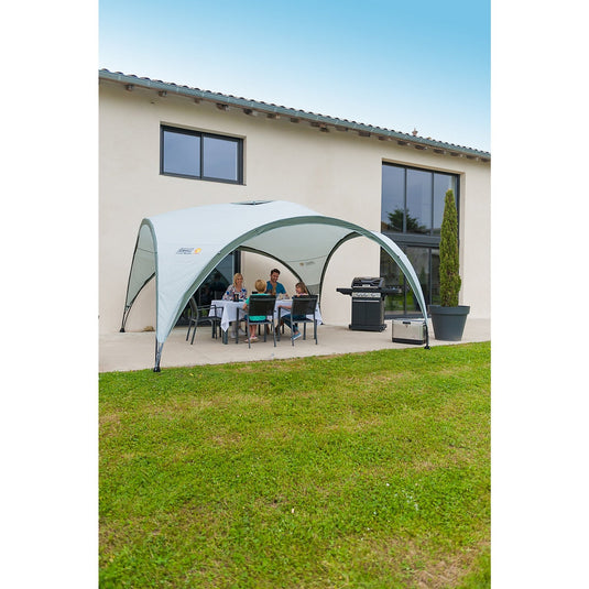 Coleman event shelter xl paviljoen (lichtgrijs grijs, 4.5 x 4.5 m)