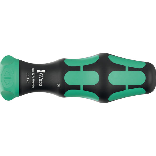 Wera kraftform kompakt vario ra, 7‑delig bitset (zwart groen)