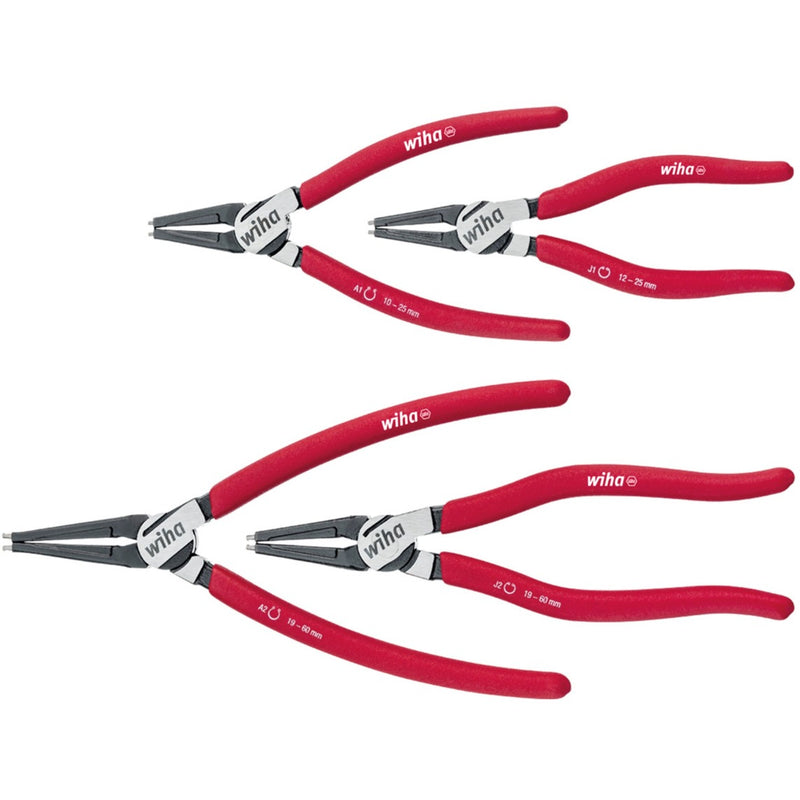 Load image into Gallery viewer, Wiha tangenset classic met magictips (rood, borgringtangen 4-delig)
