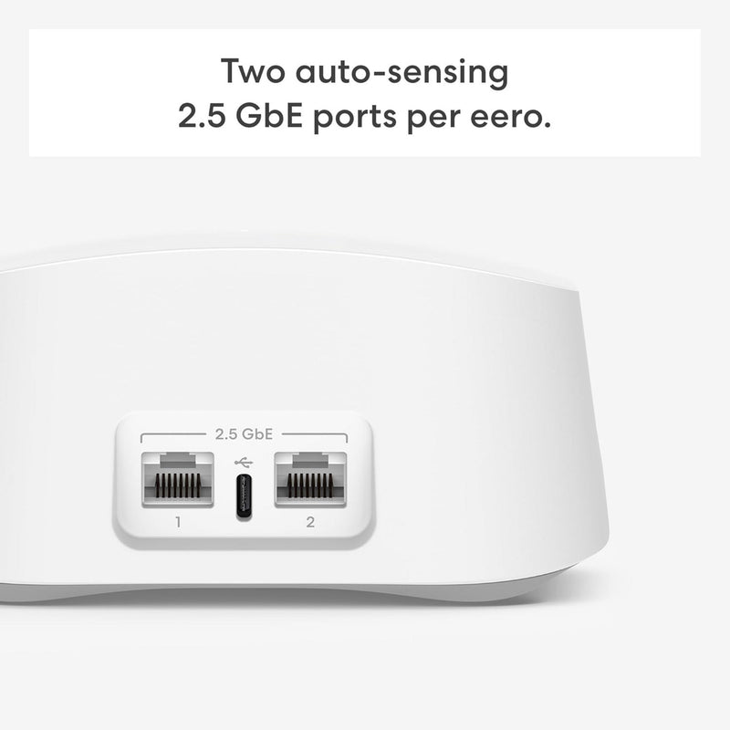 Load image into Gallery viewer, Eero 7 mesh wifi system, 3 stuks mesh router (wit)
