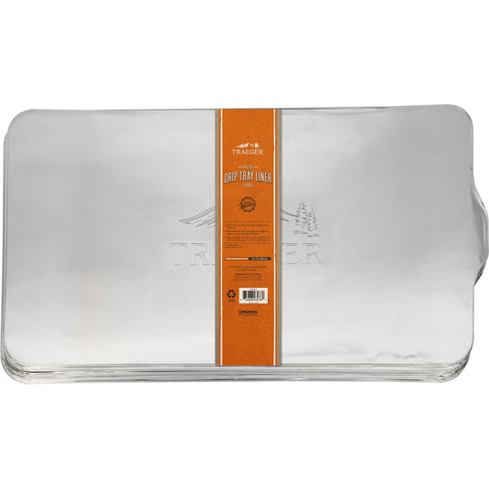 Traeger vetafdruipplaat beschermfolie voor ironwood 650 druipschaal (zilver, 5 stuks)