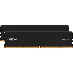 Crucial 32 gb ddr5-5600 (2x 16 gb) werkgeheugen (zwart, cp2k16g56c46u5)