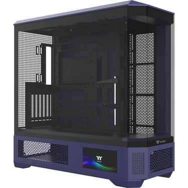 Thermaltake view 600 tg future dusk big tower behuizing (paars zwart | 2x usb-a | 1x usb-c | tempered glass)