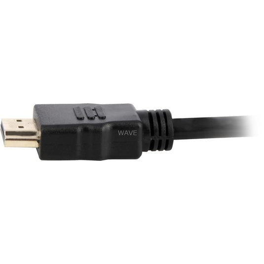 Sharkoon high speed hdmi kabel met ethernet (zwart, 2 meter, 4k, verguld)
