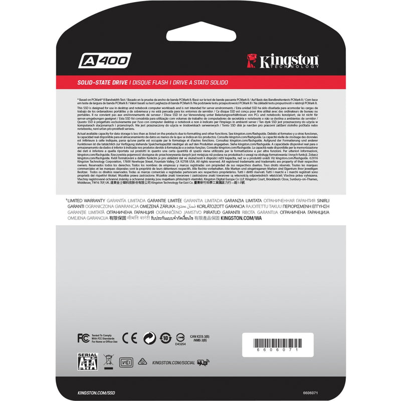 Afbeelding laden in galerijviewer, Kingston a400 480 gb ssd (sa400s37 480g, sata 600)
