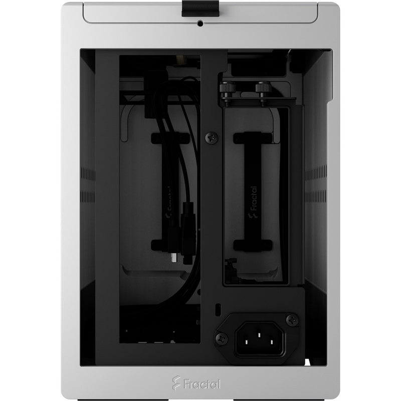 Load image into Gallery viewer, Fractal design terra mini tower behuizing (zilver houtkleur | 1x usb-a | 1x usb-c)
