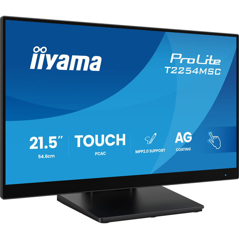 Load image into Gallery viewer, Iiyama prolite t2254msc-b2ag 21.5 touchscreen monitor (zwart, hdmi, displayport, vga, 2x usb-a, usb-b)

