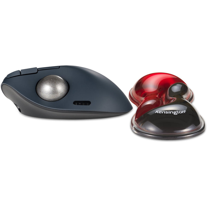 ギャラリービューアに画像をロードする, Kensington slim duo gel mouse trackball wrist rest polssteun (rood zwart)
