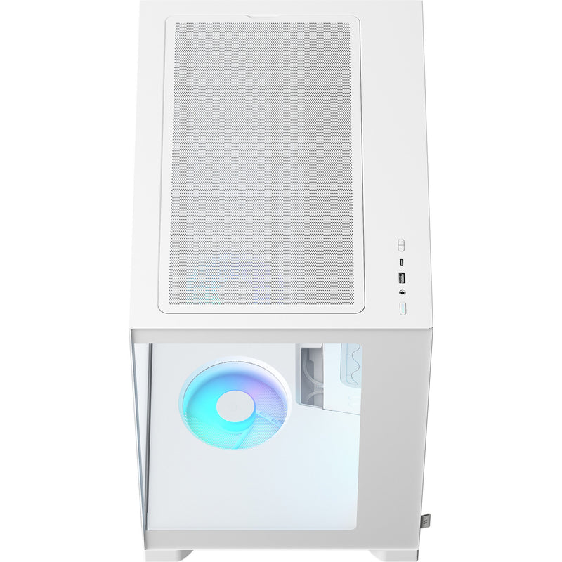 Laden Sie das Bild in Galerie -Viewer, Fractal design pop 2 vision rgb midi tower behuizing (wit | 1x usb-a | 1x usb-c | rgb | tempered glass)
