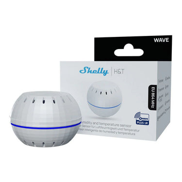 Shelly wave h t - white lr (eu) melder (wit, z-wave)