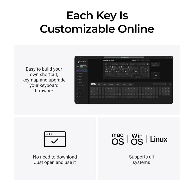 Load image into Gallery viewer, Keychron v5 ultra 8k wireless custom mechanical keyboard (zwart, us lay-out (qwerty), silk pom banana, 96%, rgb, hot swap, 2.4 ghz | bluetooth 5.3 | usb-c)
