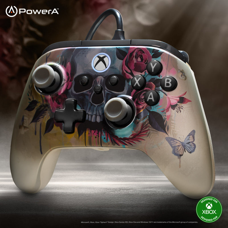 Chargez l'image dans la visionneuse de la galerie, Powera advantage plus bedrade controller voor xbox series x|s - bloom gloom (zilver, xbox series x|s, xbox one, pc)
