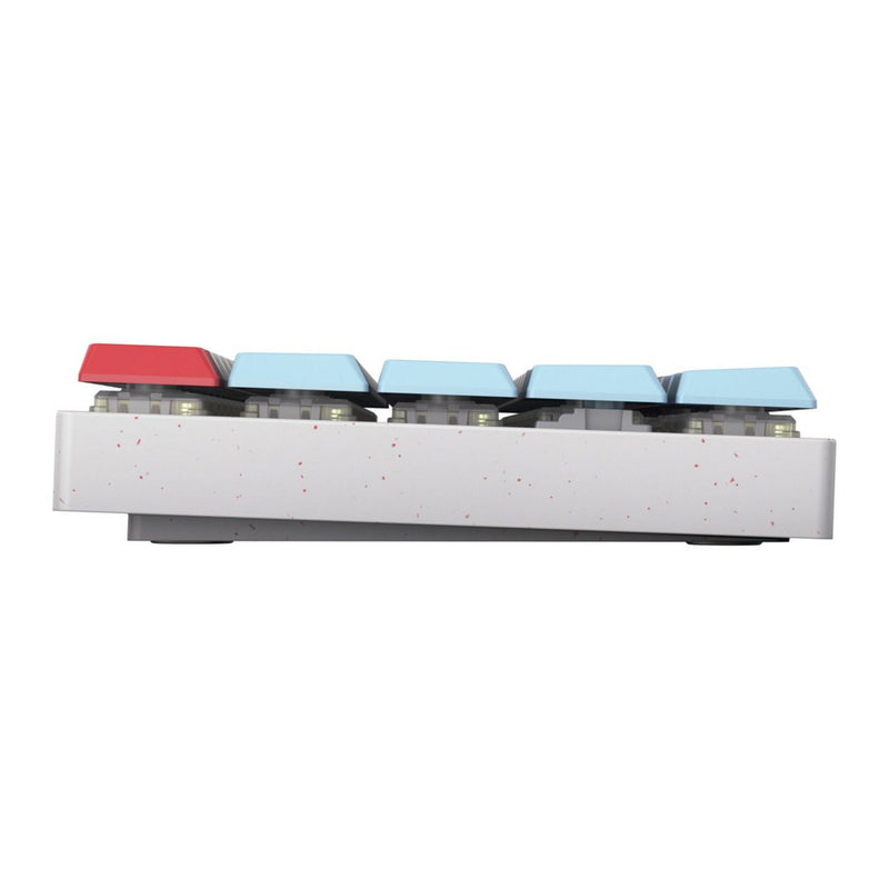Load image into Gallery viewer, Cherry mx-lp 2.1 compact wireless rgb mechanisch toetsenbord (wit, us lay-out (qwerty), mx low profile speed, 65%, rgb, abs keycaps, 2.4 ghz | bluetooth 5.2 | usb-c)
