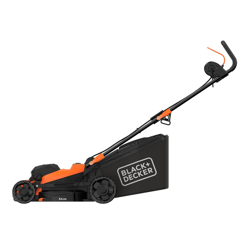 Load image into Gallery viewer, Black+decker bemwp340 grasmaaier (oranje zwart, 34 cm, 1400w)
