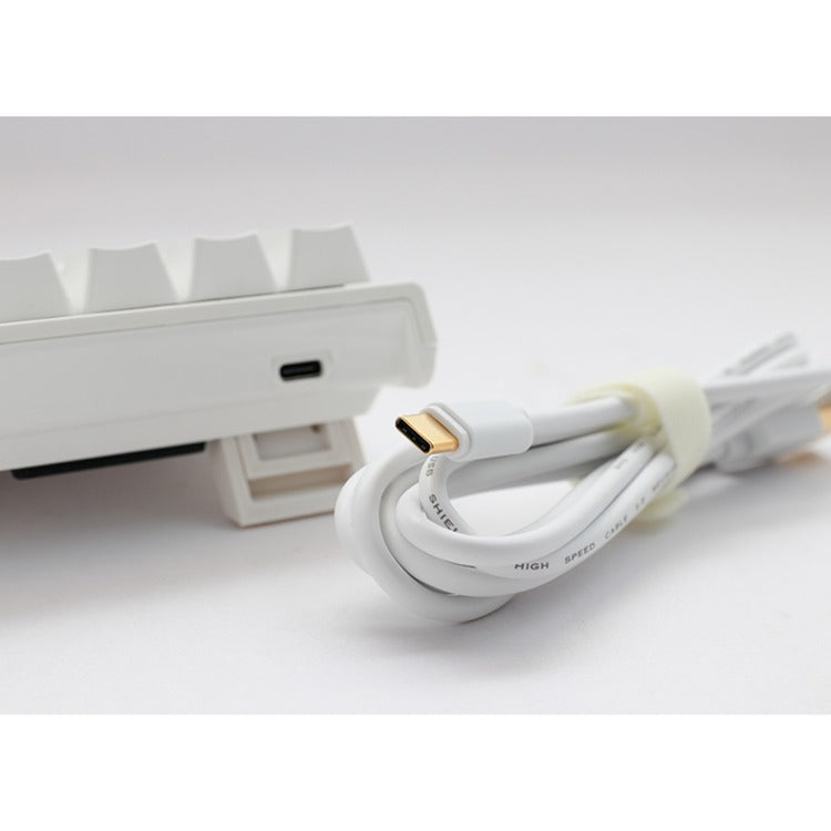 Load image into Gallery viewer, Ducky one 2 pro mini white classic rgb mechanisch gaming toetsenbord (wit, us lay-out (qwerty), cherry mx red, 60%, rgb led, double-shot pbt, quack mechanics)
