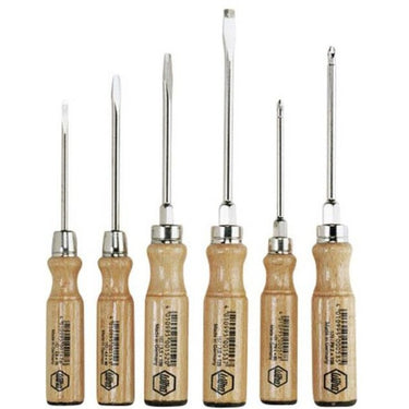 Wiha schroevendraaierset set (bruin, 6-delig)