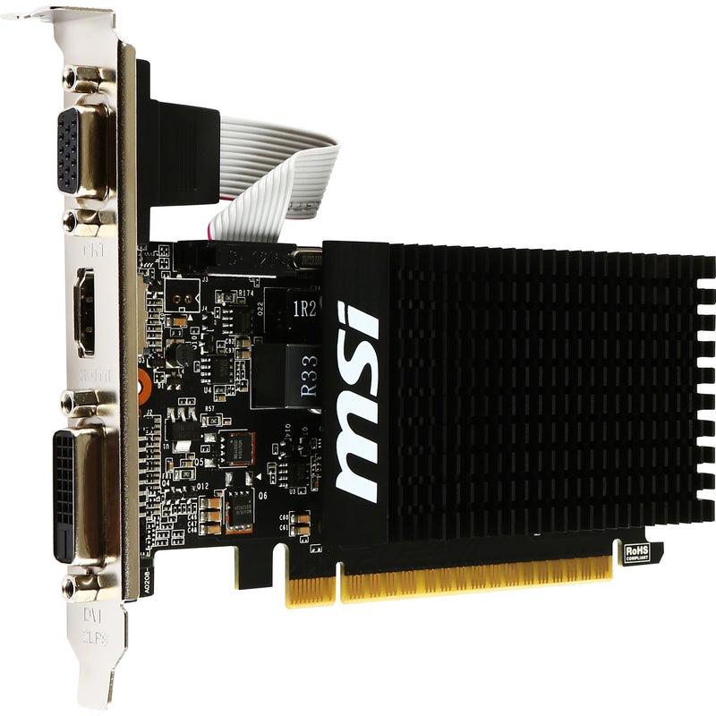 Load image into Gallery viewer, Msi gt 710 2gd3h lp grafische kaart (vga, dvi, hdmi, low-profile)
