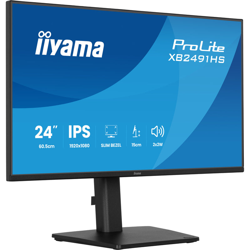 Load image into Gallery viewer, Iiyama prolite xb2491hs-b1 23.8 monitor (zwart, 120 hz, hdmi, displayport, audio)
