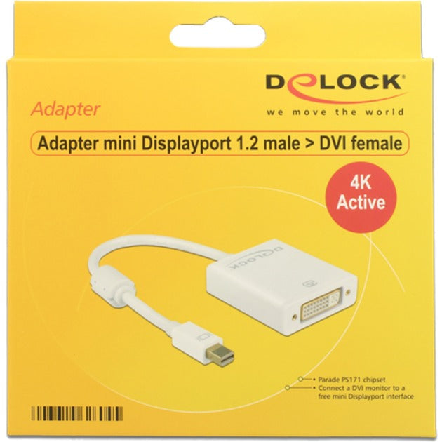 Load image into Gallery viewer, Delock mini displayport > dvi adapter (wit, 0,2 meter, 4k)
