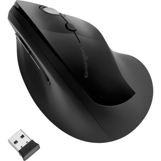 Kensington pro fit ergo verticale draadloze muis (zwart, 800 - 1600 dpi)