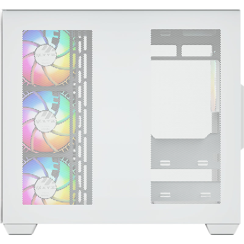 Laden Sie das Bild in Galerie -Viewer, Xyz pc gear tesseract x midi tower behuizing (wit | 2x usb-a | 1x usb-c | tempered glass)
