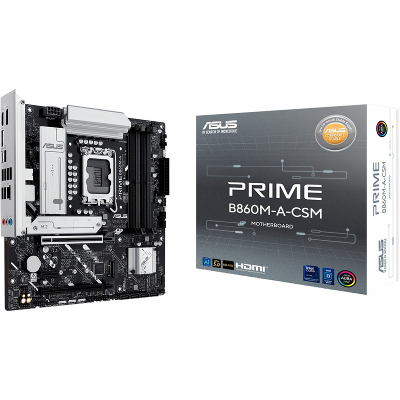Load image into Gallery viewer, Asus prime b860m-a-csm socket 1851 moederbord (raid, 2.5 gb-lan, sound, µatx)
