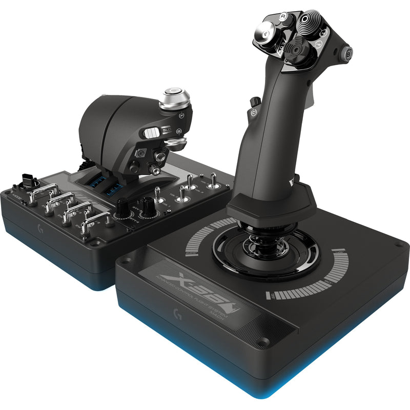 Load image into Gallery viewer, Logitech g x56 h.o.t.a.s. gaming hotas (zwart)

