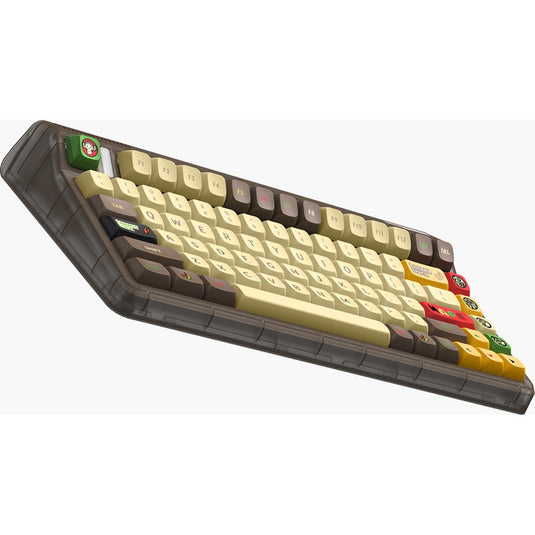 Iqunix og80 happy ape wireless mechanical keyboard, gaming toetsenbord (zwart, us lay-out, iqunix moonstone, rgb leds, 80% (tkl), hot-swappable, pbt, 2.4ghz | bluetooth 5.1 | usb-c)