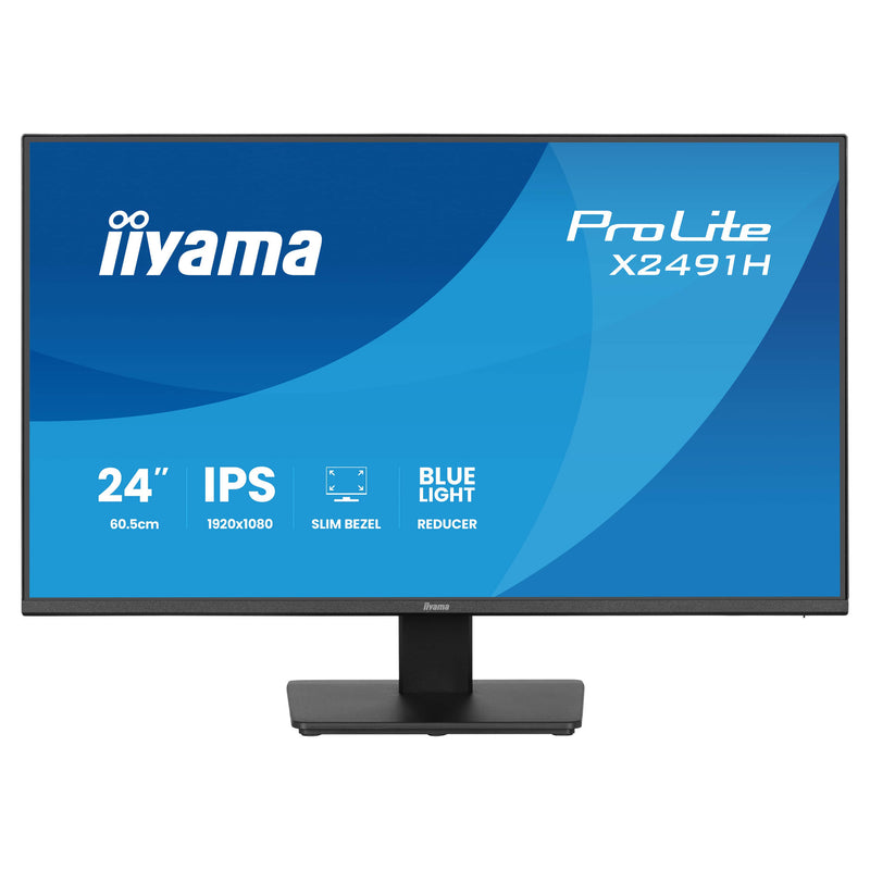Load image into Gallery viewer, Iiyama prolite x2491h-b1 23.8 monitor (zwart, hdmi, displayport)
