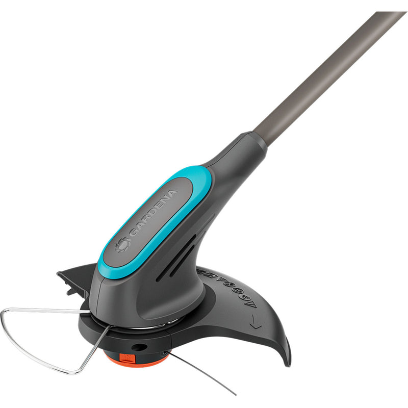 Load image into Gallery viewer, Gardena powertrim 30 18v set 4.0 ah met 18v p4a accu grastrimmer (grijs turquoise, accu en lader inbegrepen)

