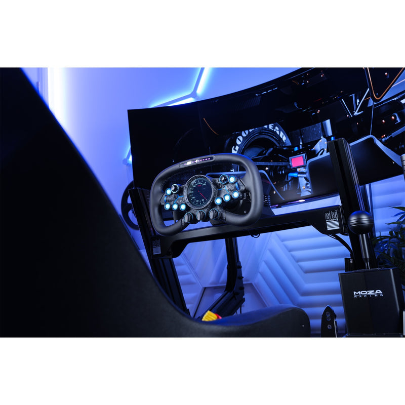 ギャラリービューアに画像をロードする, Moza vision gs stuur add-on (zwart carbon)
