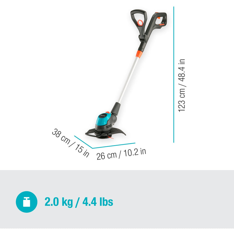 Load image into Gallery viewer, Gardena easycut 23 18v p4a solo grastrimmer (grijs turquoise, 14700-55, accu niet inbegrepen)

