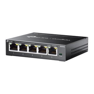 Tp-link omada es205g 5-poort gigabit easy managed switch (zwart)