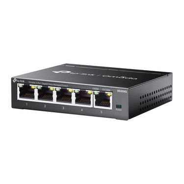 Tp-link omada es205g 5-poort gigabit easy managed switch (zwart)