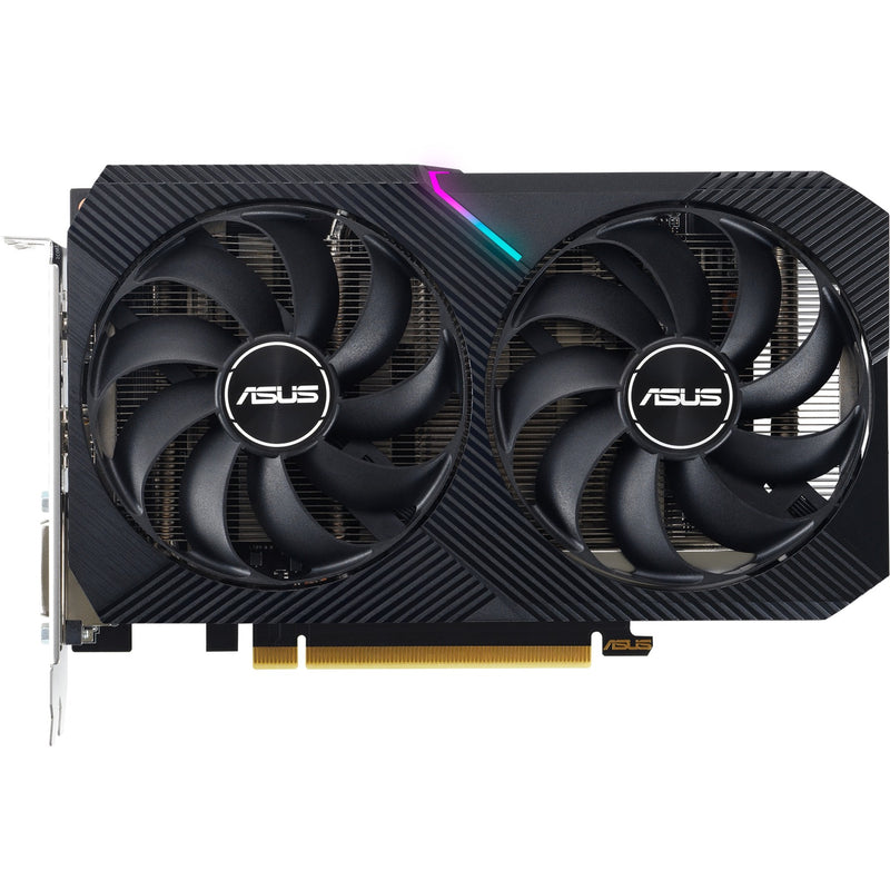 Afbeelding laden in galerijviewer, Asus geforce rtx 3050 dual v2 8gb gddr6 grafische kaart (lite hash rate, 1x displayport, 1x hdmi 2.1, dvi-d)
