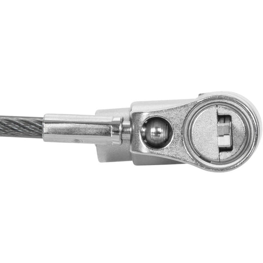 Targus defcon ultimate universal keyed cable lock with adaptable lock head diefstalbeveiliging