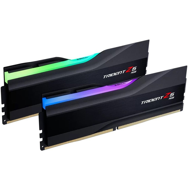 Load image into Gallery viewer, G.skill 32 gb ddr5-7600 (2x 16 gb) kit werkgeheugen (zwart, f5-7600j3646g16gx2-tz5rk, trident z5 rgb, xmp)
