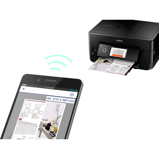 Epson expression premium xp-7100 all-in-one inkjetprinter (zwart, scannen, kopiëren, lan, wi-fi)