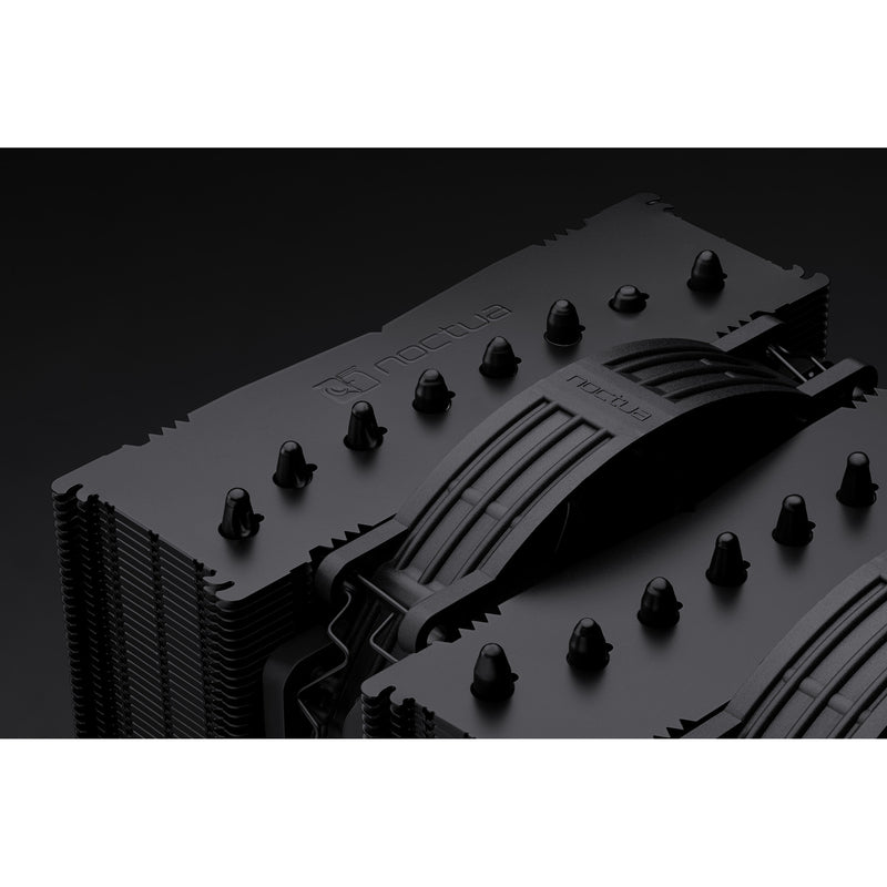 Afbeelding laden in galerijviewer, Noctua nf-a14x25r g2 pwm sx2-pp chromax.black case fans (zwart, 2 stuks, 140 x 140 x 25 mm)
