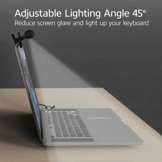 Act connectivity dimbare clip-on laptop led-lichtbalk led-bar (zwart, usb-voeding, 3000k-6500k)