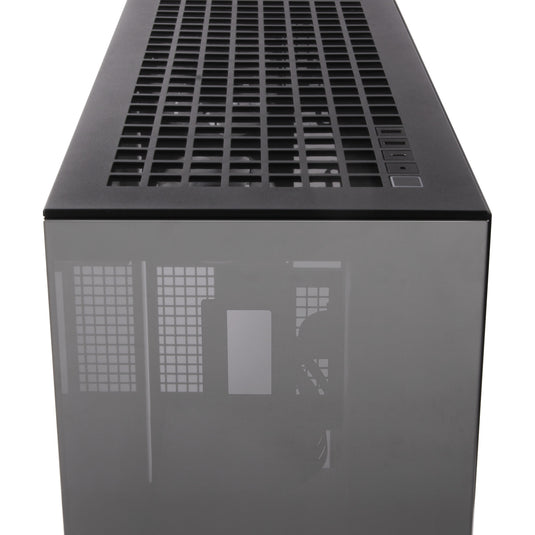 Arctic xtender vg midi tower behuizing (zwart | 2x usb-a | 1x usb-c | rgb | tempered glass)